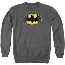 Batman - Mens Destroyed Logo Sweater