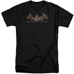 Batman - Mens Arkham Asylum Logo Tall T-Shirt