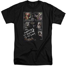 Batman - Mens Running The Asylum Tall T-Shirt