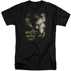 Batman - Mens Welcome To The Madhouse Tall T-Shirt