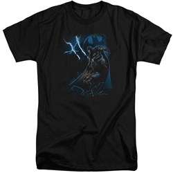 Batman - Mens Lightning Strikes Tall T-Shirt