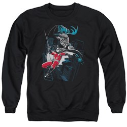 Batman - Mens Black And White Sweater