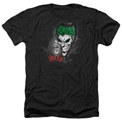 Batman - Mens Joker Sprays The City Heather T-Shirt