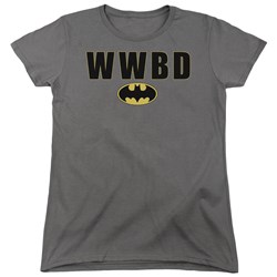 Batman - Womens Wwbd Logo T-Shirt