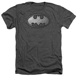 Batman - Mens Duct Tape Logo Heather T-Shirt