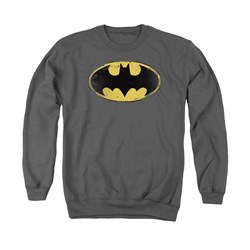 Batman - Mens Distressed Shield Sweater