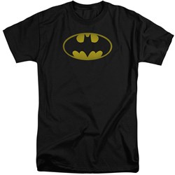Batman - Mens Washed Bat Logo Tall T-Shirt