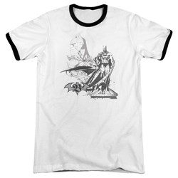 Batman - Mens Overseer Ringer T-Shirt