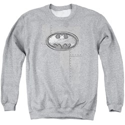 Batman - Mens Rivited Metal Logo Sweater