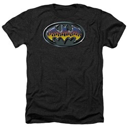 Batman - Mens Hot Rod Shield Heather T-Shirt