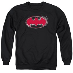 Batman - Mens Hardcore Noir Bat Logo Sweater