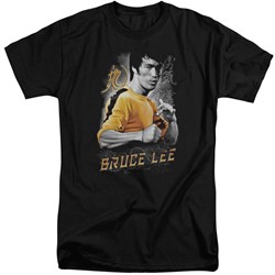 Bruce Lee - Mens Yellow Dragon Tall T-Shirt