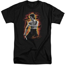 Bruce Lee - Mens Dragon Fire Tall T-Shirt