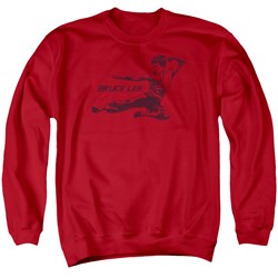 Bruce Lee - Mens Line Kick Sweater