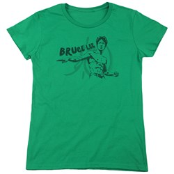 Bruce Lee - Womens Brush Lee T-Shirt