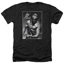 Bruce Lee - Mens Focused Rage Heather T-Shirt