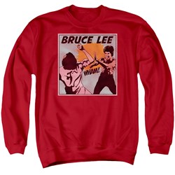 Bruce Lee - Mens Comic Panel Sweater