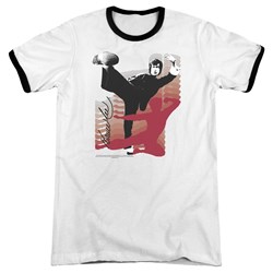 Bruce Lee - Mens Kick It Ringer T-Shirt