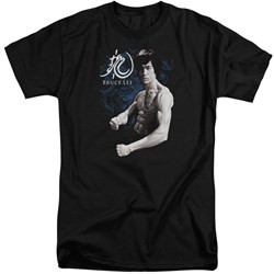 Bruce Lee - Mens Dragon Stance Tall T-Shirt