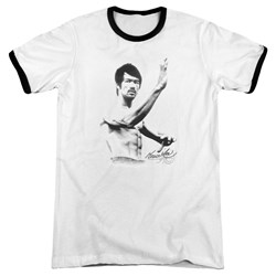 Bruce Lee - Mens Serenity Ringer T-Shirt