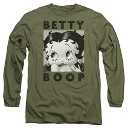 Betty Boop - Mens Camo Glamour Long Sleeve T-Shirt
