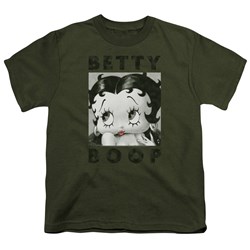 Betty Boop - Big Boys Camo Glamour T-Shirt