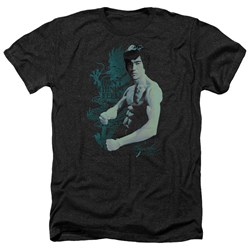 Bruce Lee - Mens Feel Heather T-Shirt