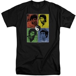 Bruce Lee - Mens Enter Color Block Tall T-Shirt