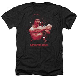 Bruce Lee - Mens The Shattering Fist Heather T-Shirt