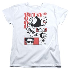 Betty Boop - Womens Stylin Snaps T-Shirt