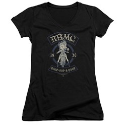 Betty Boop - Juniors B.B.M.C. V-Neck T-Shirt