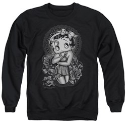 Betty Boop - Mens Fashion Roses Sweater