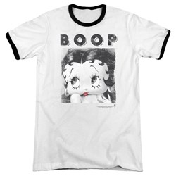 Betty Boop - Mens Not Fade Away Ringer T-Shirt