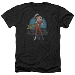 Betty Boop - Mens Fries With That Heather T-Shirt
