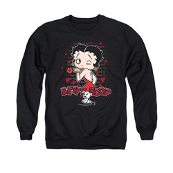 Betty Boop - Mens Classic Kiss Sweater