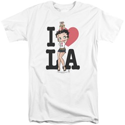 Betty Boop - Mens I Heart La Tall T-Shirt