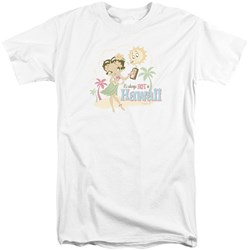 Betty Boop - Mens Hot In Hawaii Tall T-Shirt