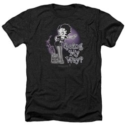 Betty Boop - Mens My Way Heather T-Shirt