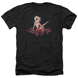 Betty Boop - Mens Betty'S Back Heather T-Shirt