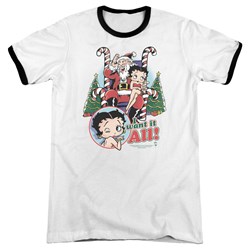 Betty Boop - Mens I Want It All Ringer T-Shirt