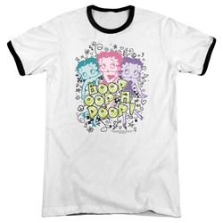Betty Boop - Mens Sketch Ringer T-Shirt