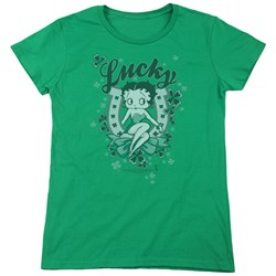 Betty Boop - Womens Lucky Boop T-Shirt