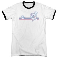 Betty Boop - Mens Reto Surf Band Ringer T-Shirt