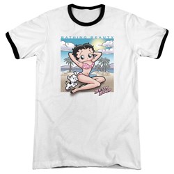 Betty Boop - Mens Sunny Boop Ringer T-Shirt