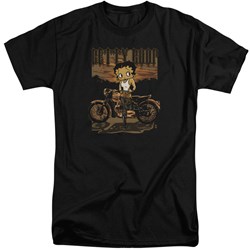 Betty Boop - Mens Rebel Rider Tall T-Shirt