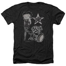 Betty Boop - Mens With The Band Heather T-Shirt