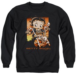 Betty Boop - Mens Sunset Rider Sweater