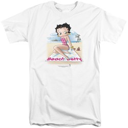 Betty Boop - Mens Beach Betty Tall T-Shirt