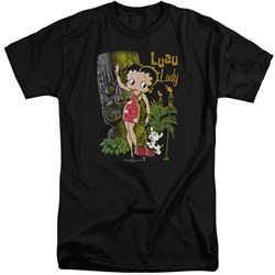 Betty Boop - Mens Luau Lady Tall T-Shirt