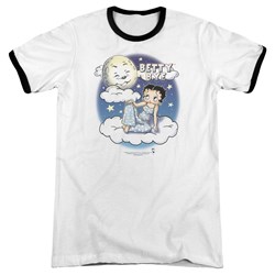 Betty Boop - Mens Betty Bye Ringer T-Shirt